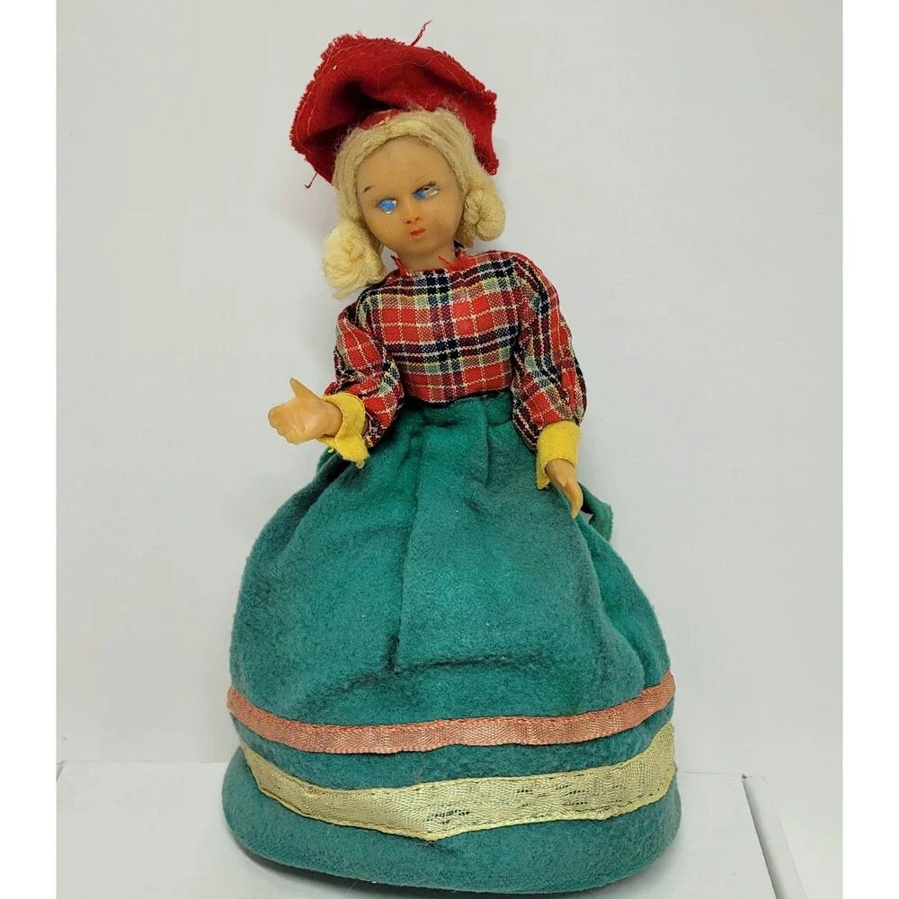 Vintage Collectors Doll Lot Of 4, Uneeda, PeeWee, Remco Heidi, Purse Doll